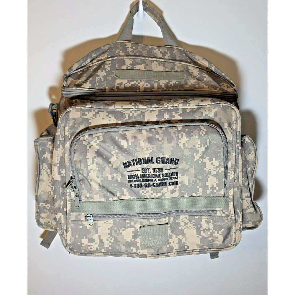 US ARMY National Guard Tactical Large Digital Camo Backpack American Soldier
